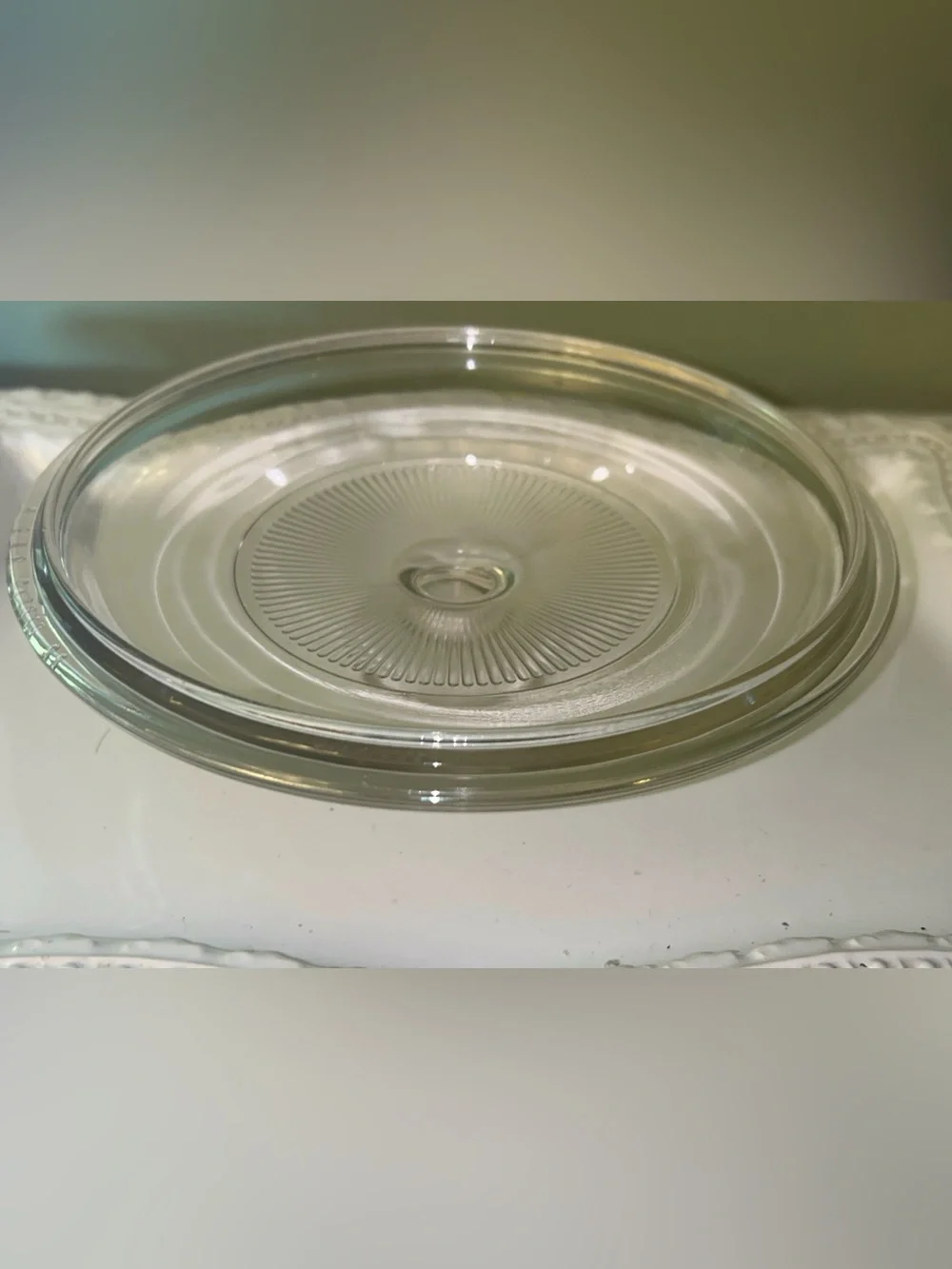 Pyrex G-5-C replacement lid Clear Glass Lid